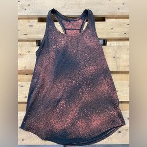 Lululemon Black Bleach Splattered Love Tank ~ Size 10 (LBB111)